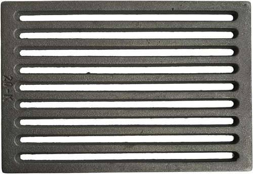 Griglia in Ghisa per Camini e Stufe a Legna e Focolari Pellet, mm 115 X 210