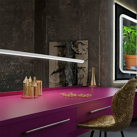 Sospensione led Perenz SYNCRO 8052 CT 35W 2450LM metallo alluminio bianco nero monoemissione