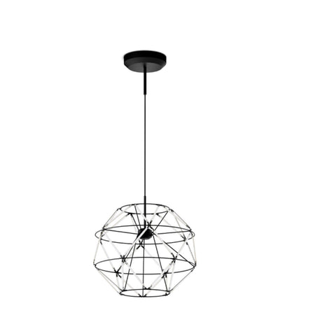 Sospensione moderna Urban EUCLIDE 1821 30 3000 LED metallo nero