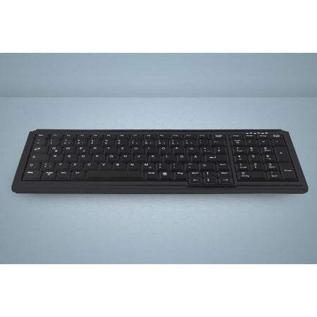 Active Key IndustrialKey AK-7000 - Keyboard - small footprint, notebook style, with numpad - PS/2 - QWERTY - UK - black - Versione UK