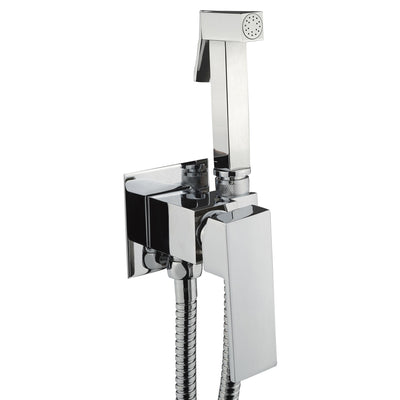 Idroscopino per wc con miscelatore integrato doccino in ottone cromato ARTICO