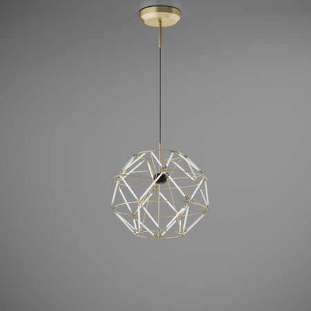 Sospensione classica Urban EUCLIDE 1822 30 3000 LED metallo oro