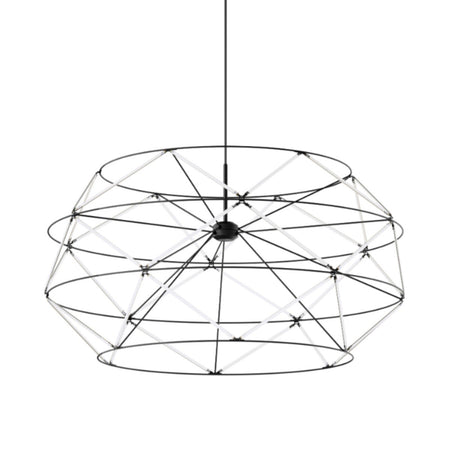 Sospensione moderna Urban EUCLIDE 1821 32 3000 LED metallo nero