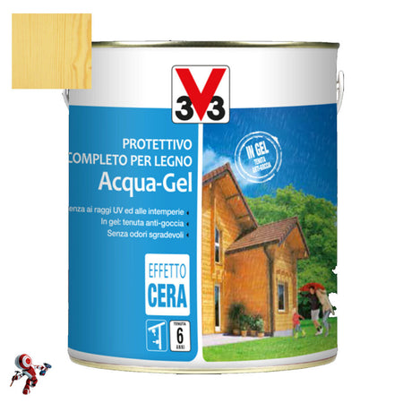 V33 Protettivo completo Acqua-Gel 750 ml Ideale su tutti i tipi di legno