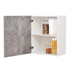 Mobile Cucina Pensile 1 Anta Componibile in Legno Colore Grigio 60x32 H72cm