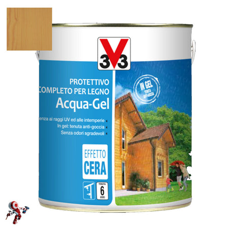 V33 Protettivo completo Acqua-Gel 750 ml Ideale su tutti i tipi di legno