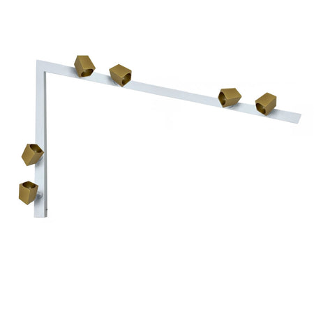 Binario faretti Perenz SNODO 8290 B 8292 B 8294 OR GU10 LED sistema modulare spot orientabili