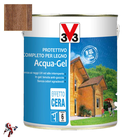 V33 Protettivo completo Acqua-Gel 750 ml Ideale su tutti i tipi di legno