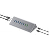 HUBBIES18G hub di interfaccia USB 3.2 Gen 1 (3.1 Gen 1) Type-B 5000 Mbit /s Grigio