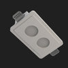 Faretto incasso gesso Lampadari Bartalini IHCSELLENURB 010 D GU10 LED scomparsa