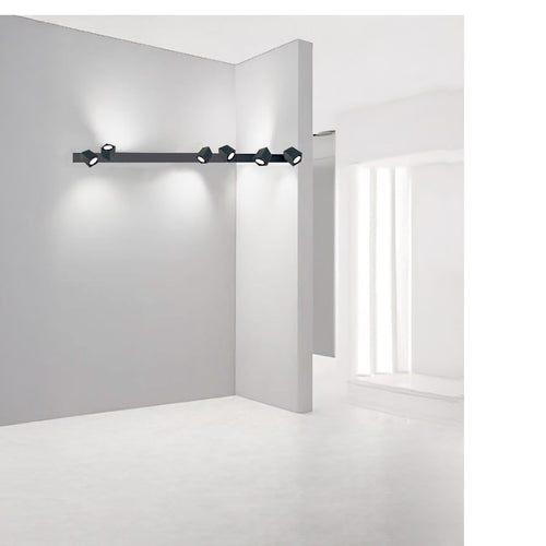 Binario faretti Perenz SNODO 8292N 8290N 8294N GU10 LED sistema modulare angolare interno spot orientabili