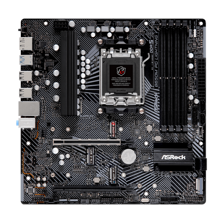 MB Asrock AM5 B650M PG LIGHTNING- 4*DDR5 4*SATA3- 3*M.2- HDMI- DP- mATX