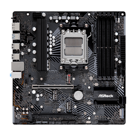 MB Asrock AM5 B650M PG LIGHTNING- 4*DDR5 4*SATA3- 3*M.2- HDMI- DP- mATX