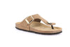 Grunland ciabatta infradito Sara in camoscio tortora CC2632