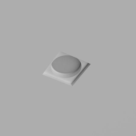 Faretto incasso gesso Lampadari Bartalini OTESSORG 040 GU10 LED scomparsa