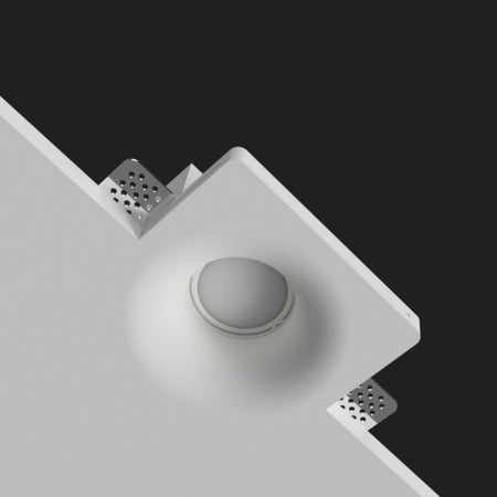 Faretto incasso gesso Lampadari Bartalini SEIARB 045 GU10 LED scomparsa