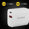 INTENSO ALIMENTATORE FAST 30W 2 ENTRATE USB A + USB C