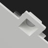 Faretto incasso gesso Lampadari Bartalini ORDAUQ 085 GU10 LED scomparsa