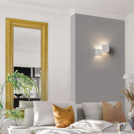 Applique gesso Lampadari Bartalini OBMA 200 G9 LED biemissione verniciabile