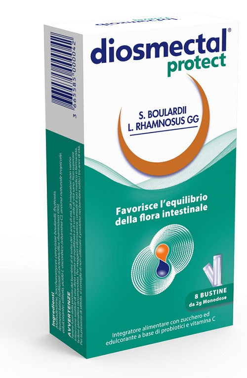 Diosmectal protect 8 bustine orosolubili