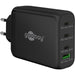 Goobay 65555 Caricabatterie per dispositivi mobili Computer portatile, Smartphone Nero AC Ricarica rapida Interno (Goobay 65555 oplader til mobil enhed L)