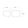 Applique gesso Lampadari Bartalini LLAB G9 LED biemissione verniciabile