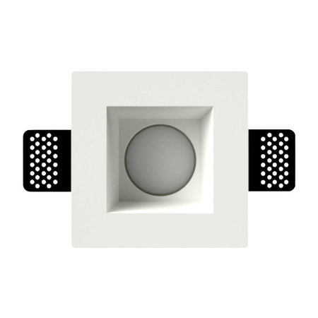 Faretto incasso gesso Lampadari Bartalini ORDAUQ 085 GU10 LED scomparsa