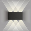 Applique led Lampadari Bartalini ENETA NERO IP65 termoplastica