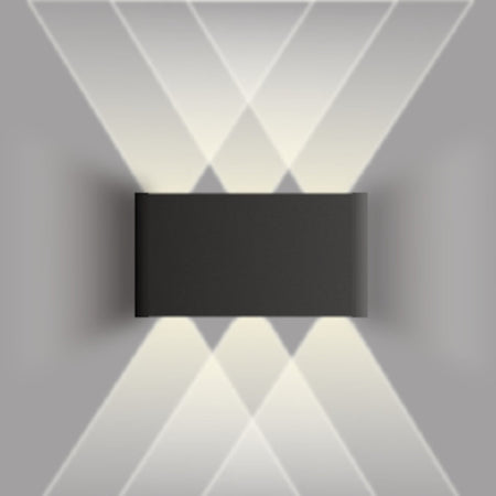 Applique led Lampadari Bartalini ENETA NERO IP65 termoplastica