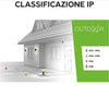 Applique led Lampadari Bartalini ENETA NERO IP65 termoplastica