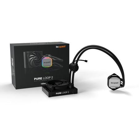 be quiet! Pure Loop 2 120mm Processore Raffreddatore di liquidi tutto in uno 12 cm Nero 1 pz