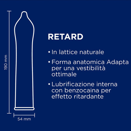 Preservativi Control Retard 3 Ritardanti Con Benzocaina per Rapporti Più Lunghi
