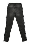 KAPPA Jeans Donna Banda Bissa Dark Grey/black da donna