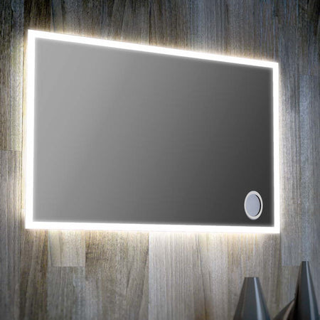 Specchio retroilluminato trucco Led con ingranditore 2x LUCETTA