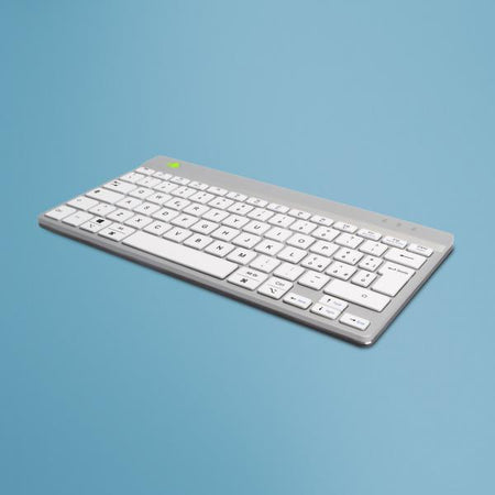 R-Go Tools Compact Break tastiera Ufficio Bluetooth QWERTY Italiano (R-Go Compact Break keyboard, - QWERTY [IT], bluetooth, white)