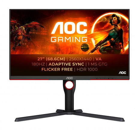AOC MONITOR GAMING 27 LED VA 16:9 5MS 700CDM 180 HZ PIVOT HDMI/DP
