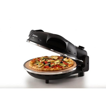 ARIETE FORNO PIZZA NERO (0917/00) - PIASTRA IN PIETRA REFRATTARIA - 5 LIVELLI COTTURA - 1200W