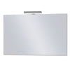 Specchio rettangolare con lampada Led LAMPO