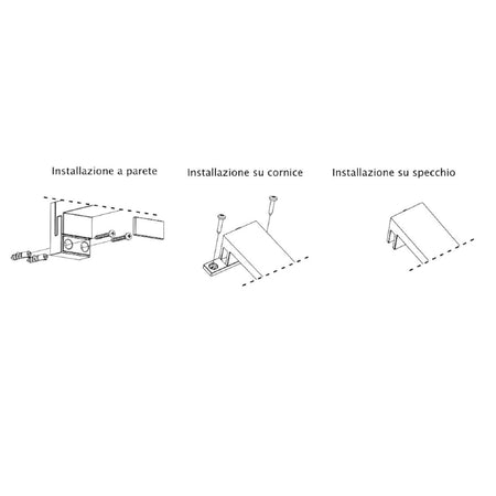 Applique moderno Lampadari Bartalini YTUAEB M LED acrilico specchi quadri