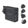 Veho VAA-700-TA45 adattatore e invertitore 20 W Grigio (^VEHO TA-45 MULTI REGION UNIVERSAL)