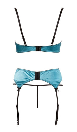 Shelf Bra Set Nero Verde
