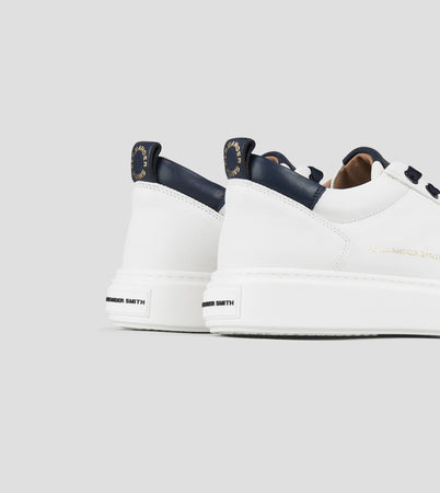 Alexander Smith sneakers uomo Bond white blu BDM 3297