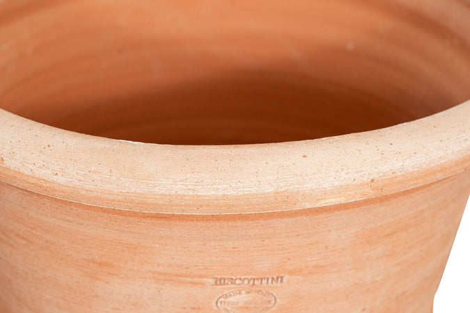 Biscottini Biscottini Vaso Terracotta Toscano Artigianale Fatto a Mano Antigelo D40 H30