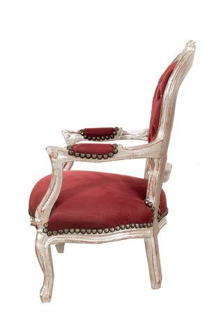 Biscottini POLTRONA DA BAMBINO STILE FRANCESE LUIGI XVI IN LEGNO MASSELLO DI FAGGIO
