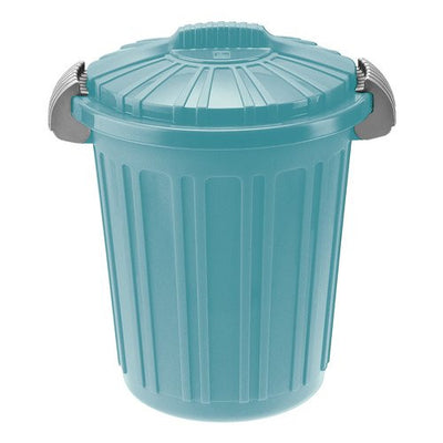 Bidoncino Tontarelli AURORA Teo con coperchio blu