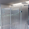 Porta doccia con due porte battenti trasparente 8mm REGINA