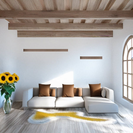 Applique classico led Perenz RUMMO 8280 MM LC 2400LM 3000K marrone modulo led integrato biemissione metallo alluminio