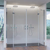 Porta doccia con due porte battenti trasparente 8mm REGINA