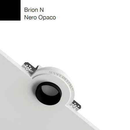 Faretto incasso Lampadari Bartalini NOIRB GU10 LED gesso metallo