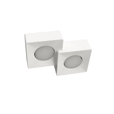 Plafoniera gesso Lampadari bartalini ORDAUQS 2 GX53 LED moderna verniciabile